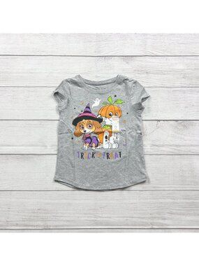 Jumping Beans Paw Patrol Girls Halloween Graphic Tee Trick-Or-Treat NWT 3T